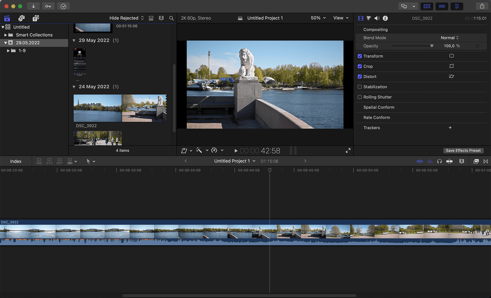 Final Cut Pro Interface